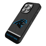 Carolina Panthers Personalized EndZone Plus Bump Phone Case for Apple iPhone