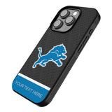 Detroit Lions Personalized EndZone Plus Bump Phone Case for Apple iPhone