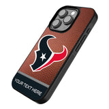 Houston Texans Personalized Football Bump Phone Case for Apple iPhone