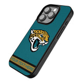 Jacksonville Jaguars Personalized Stripe Bump Phone Case for Apple iPhone