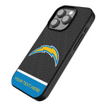 Los Angeles Chargers Personalized EndZone Plus Bump Phone Case for Apple iPhone