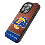 Los Angeles Rams Personalized Football Bump Phone Case for Apple iPhone