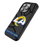 Los Angeles Rams Personalized Tilt Bump Phone Case for Apple iPhone