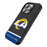Los Angeles Rams Personalized EndZone Plus Bump Phone Case for Apple iPhone