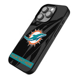 Miami Dolphins Personalized Tilt Bump Phone Case for Apple iPhone