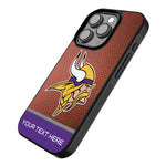 Minnesota Vikings Personalized Football Bump Phone Case for Apple iPhone