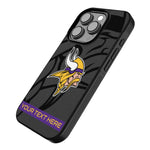 Minnesota Vikings Personalized Tilt Bump Phone Case for Apple iPhone