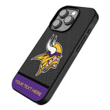Minnesota Vikings Personalized EndZone Plus Bump Phone Case for Apple iPhone
