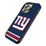 New York Giants Personalized Stripe Bump Phone Case for Apple iPhone