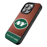 New York Jets Personalized Football Bump Phone Case for Apple iPhone