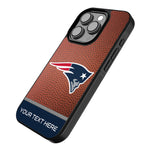 New England Patriots Personalized Football Bump Phone Case for Apple iPhone