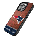 New England Patriots Personalized Football Bump Phone Case for Apple iPhone