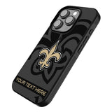 New Orleans Saints Personalized Tilt Bump Phone Case for Apple iPhone