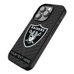 Las Vegas Raiders Personalized Tilt Bump Phone Case for Apple iPhone
