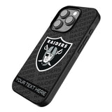 Las Vegas Raiders Personalized Tilt Bump Phone Case for Apple iPhone