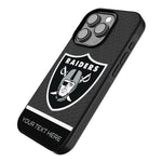 Las Vegas Raiders Personalized EndZone Plus Bump Phone Case for Apple iPhone