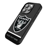 Las Vegas Raiders Personalized EndZone Plus Bump Phone Case for Apple iPhone