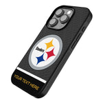 Pittsburgh Steelers Personalized EndZone Plus Bump Phone Case for Apple iPhone
