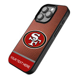 San Francisco 49ers Personalized Football Bump Phone Case for Apple iPhone