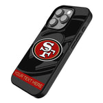San Francisco 49ers Personalized Tilt Bump Phone Case for Apple iPhone