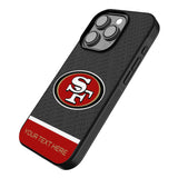 San Francisco 49ers Personalized EndZone Plus Bump Phone Case for Apple iPhone