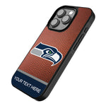 Seattle Seahawks Personalized Football Bump Phone Case for Apple iPhone