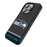 Seattle Seahawks Personalized EndZone Plus Bump Phone Case for Apple iPhone