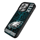 Philadelphia Eagles 2025 Super Bowl Bump Phone Case for Apple iPhone