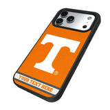 University of Tennessee Volunteers Personalized Stripe Bump Phone Case for Apple iPhone 17 Series