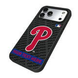 Philadelphia Phillies Personalized Tilt Bump Phone Case for Apple iPhone 17 Series