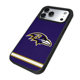 Baltimore Ravens Stripe Bump Phone Case for Apple iPhone 17 Series