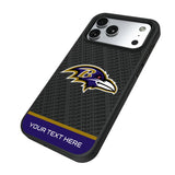 Baltimore Ravens Personalized EndZone Plus Bump Phone Case for Apple iPhone 17 Series