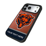 Chicago Bears Personalized Football Bump Phone Case for Apple iPhone 17 Series