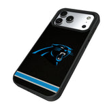 Carolina Panthers Stripe Bump Phone Case for Apple iPhone 17 Series
