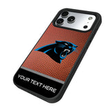 Carolina Panthers Personalized Football Bump Phone Case for Apple iPhone 17 Series