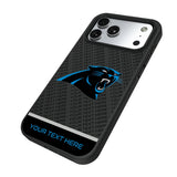 Carolina Panthers Personalized EndZone Plus Bump Phone Case for Apple iPhone 17 Series