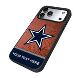 Dallas Cowboys Personalized Football Bump Phone Case for Apple iPhone 17 Series