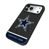 Dallas Cowboys Personalized EndZone Plus Bump Phone Case for Apple iPhone 17 Series