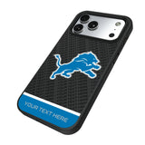 Detroit Lions Personalized EndZone Plus Bump Phone Case for Apple iPhone 17 Series