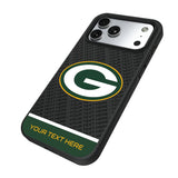 Green Bay Packers Personalized EndZone Plus Bump Phone Case for Apple iPhone 17 Series
