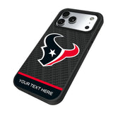 Houston Texans Personalized EndZone Plus Bump Phone Case for Apple iPhone 17 Series