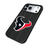 Houston Texans Text Backdrop Bump Phone Case for Apple iPhone 17 Series