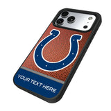 Indianapolis Colts Personalized Football Bump Phone Case for Apple iPhone 17 Series