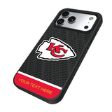 Kansas City Chiefs Personalized EndZone Plus Bump Phone Case for Apple iPhone 17 Series