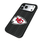 Kansas City Chiefs Text Backdrop Bump Phone Case for Apple iPhone 17 Series