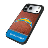 Los Angeles Chargers Personalized Football Bump Phone Case for Apple iPhone 17 Series