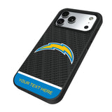 Los Angeles Chargers Personalized EndZone Plus Bump Phone Case for Apple iPhone 17 Series