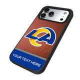 Los Angeles Rams Personalized Football Bump Phone Case for Apple iPhone 17 Series