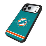 Miami Dolphins Stripe Bump Phone Case for Apple iPhone 17 Series