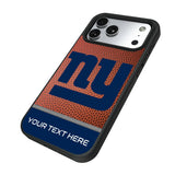 New York Giants Personalized Football Bump Phone Case for Apple iPhone 17 Series